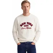 Gant pour homme. 2067153 Sweat-shirt avec design saisonnier beige (M), Casuel, Coton