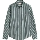 Gant Chemise émeraude / blanc