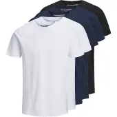 Jack & Jones T-Shirt 'Essentials' noir / blanc