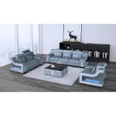 AEA Sofagarnitur Couch Polster Sofa Set 311 Leder Couchen Sofas Komplett Gruppe