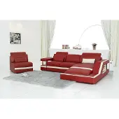 AEA LEDERSOFA XXL WOHNLANDSCHAFT GARNITUR ECKCOUCH LEDER GARNITUR mit USB POLSTER