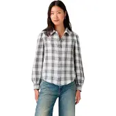 Levi's Juna Western Long Sleeve Shirt Blanc XS Femme