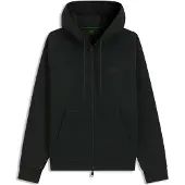 BOSS pour homme. 50569889 Sweat à capuche zippé intégral gris anthracite (M), Casuel, Coton, Manche longue