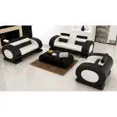 AEA Sofagarnitur Ledersofa Sofa Couchen Set Sofa Polster Couch 3tlg Sessel Sitzer