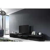 AEA Hochglanz Wohnzimmer Sideboard Modern Lowboard TV-Ständer Möbel