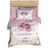 L'essentiel Maison , PH18, Baby-Bettbezug-Set, Pulver, 100 x 150 cm
