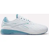 Reebok NANO X5 EDGE WHITE/WARPEDBLUE – chaussures d’entraînement homme – Blanc, Flexweave, fitness, HIIT & musculation (100249413)