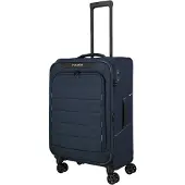 Travelite Valise à roulettes Skaii 4 roues, couleur bleu marine
