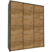 AEA Kleiderschrank Garderobe Schlafzimmerschrank Kleiderstange Holzwerkstoff