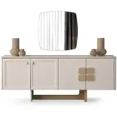 AEA Elegantes Sideboard mit Spiegel für stilvolles Wohnen