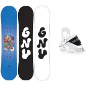 Gnu Recess Package Mini Junior Snowboard Multicolore 100 Enfants