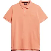 Superdry Vint Destroy Short Sleeve Polo Orange XL Homme