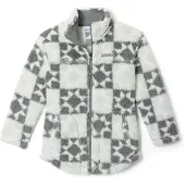 Columbia West Bend Printed Full Zip Fleece Vert 12-13 Years Fille