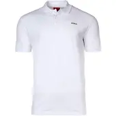 HUGO BOSS T-Shirt 'Donos' noir / blanc