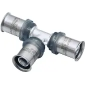 Multitubo Pièce en T emboutie en métal G2 16 x 16 x 16 mm 16 x 16 x 16 mm