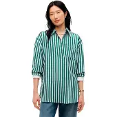 Tommy Hilfiger Ww0ww52218 Long Sleeve Shirt Vert 38 Femme