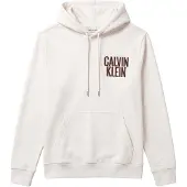 Calvin Klein Jeans Sweat-shirt chocolat / blanc