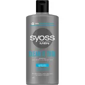 Syoss Men Clean & Cool Shampooing pour cheveux normaux à gras, 440 ml