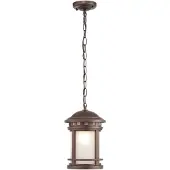 Maytoni Salamanca Suspension, lampe à suspendre E27 Marron IP44 Verre (E27)