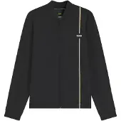 BOSS Veste de survêtement 'Game' beige / noir / blanc