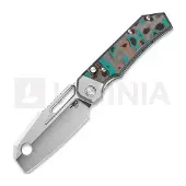 Bestech Couteau pliant Nyrrdreki - Satin - Shipwreck Camo Carbon