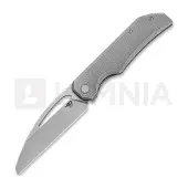 Bestech Couteau pliant Taipan - Greywash - Titanium, gris