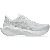 Asics Chaussure de course 'Novablast 6' gris / blanc / blanc naturel