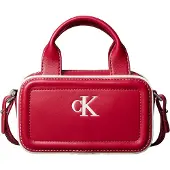 Calvin Klein Sacs à main 'Contrast Monogram' rouge / blanc