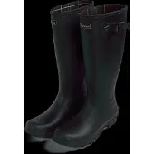 Barbour Bottes en caoutchouc noir / blanc