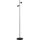 Masterlight Lampe sur pied à deux lumières Talana Noir