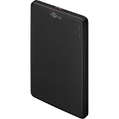 Goobay 70182 Powerbank magnétique sans fil 5.000 mAh, noir, 0.3 m - 20 W, adhère magnétiquement au dos du téléphone portable, idéal pour charger et téléphoner en même temps