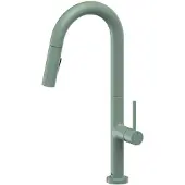EsseBagno Portofino mitigeur évier à douchette extractible gris vert