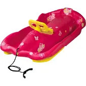 RULYT s.r.o. Bob en plastique AlpenSpace avec volant, rose