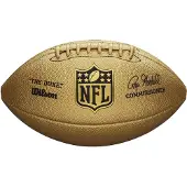 Wilson Ballon de Football Américain NFL the duke Gold replica game ball
