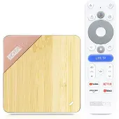 Abcom Lecteur multimédia Box 4K Pro V2 avec Google TV