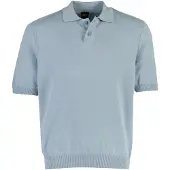 BOSS pour homme. 50514223 Polo Asac bleu pastel (M), Casuel, Coton, Manche courte