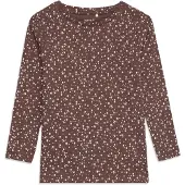 Name it T-Shirt marron / blanc
