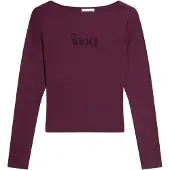 Juicy Couture T-shirt 'MIA' lie de vin