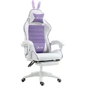 Vinsetto Fauteuil gaming : fauteuil gaming ergonomique avec soutien lombaire