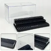 LEGO Vitrine noire en acrylique pour figurines