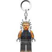 LEGO Porte-clés Star Wars, figurine Ashoka Tano, lampe torche LED 2x, Star Wars, référence 245H