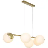 Nordlux Lampe pendante scandinave Lilly Or avec blanc