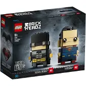 LEGO Batman en tenue tactique et Superman - BrickHeadz 41610