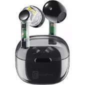 Cellularline FINE Écouteurs Bluetooth au design original et aux finitions transparentes