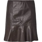 Y.A.S Jupe Courte Colly Naplon Leather