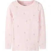 Name it T-Shirt 'NMFOLYDIANA' bleu / marron / rose / blanc