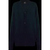 Hugo Boss Vestes en maille 'Avac' bleu foncé