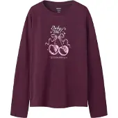 Name it T-Shirt 'NKFODIANA' prune / cyclamen / argent
