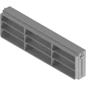 Meltem Grille d'aération M-WRG-II LG - 200143
