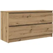 vidaXL Armoire TV Artisan-Chêne 100x35x54 cm Bois composite
